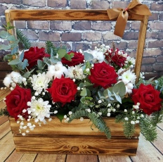 Цветы в ящиках