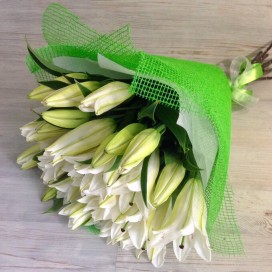 Превью Букет из 11 лилий