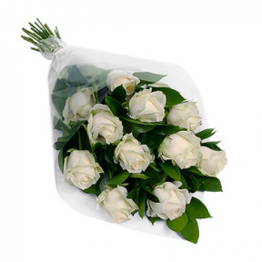 Букет из 11 белых роз