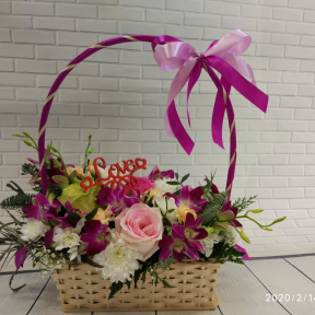 Букет «Цветочная история»