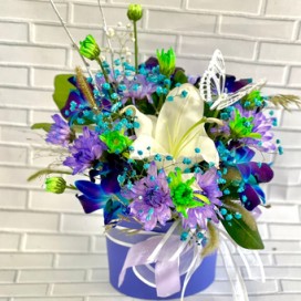 Превью Букет «Синий иней»